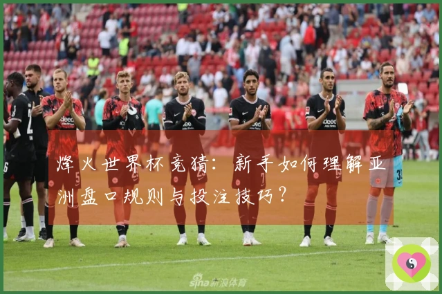 烽火世界杯竞猜：新手如何理解亚洲盘口规则与投注技巧？